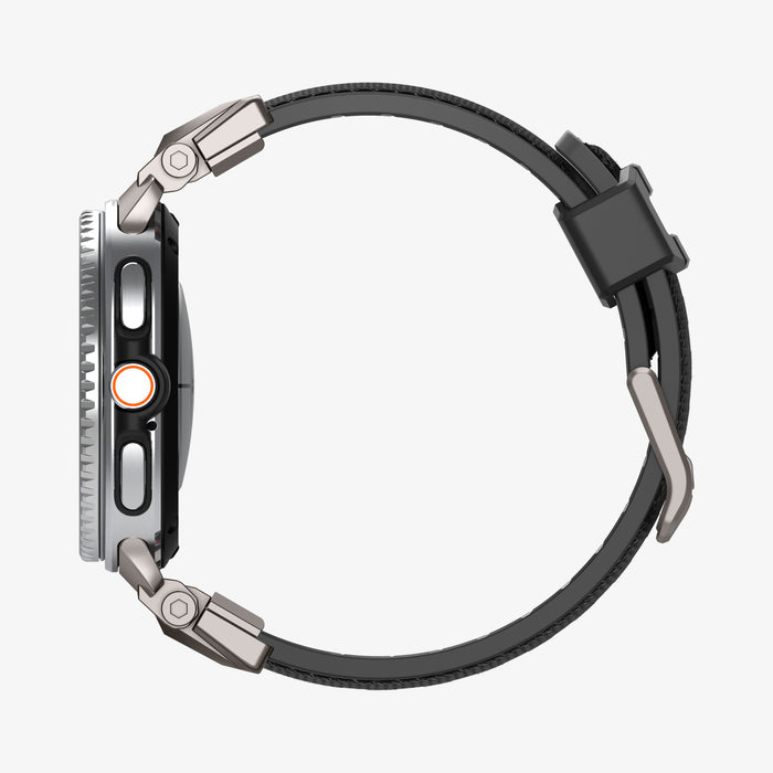AMP10118 - SWi-9 Series DuraPro Armor band in black showing the side