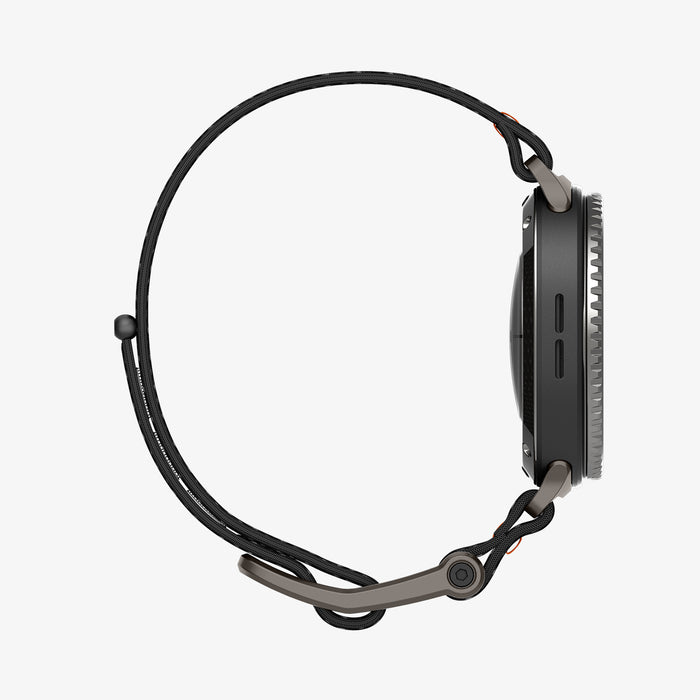 AMP10116 - SWi-9 Series DuraPro Flex band in black showing the side