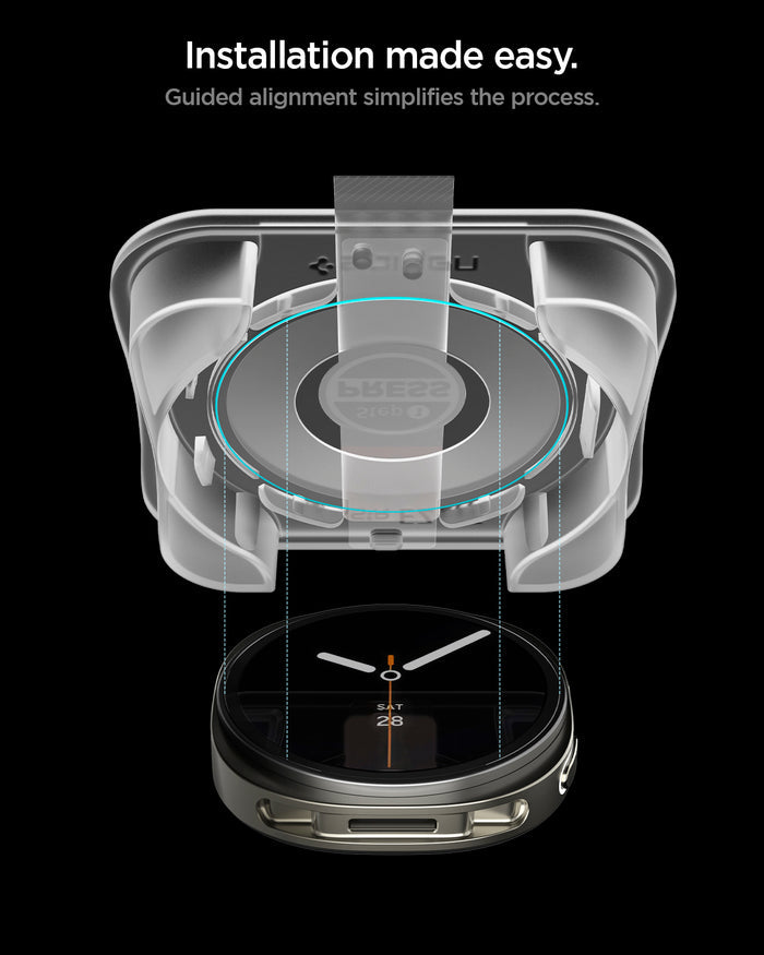 AGL09874 - SWi-dj GLAS.tR EZ Fit showing installation made easy. guided alignment simplifies the process.