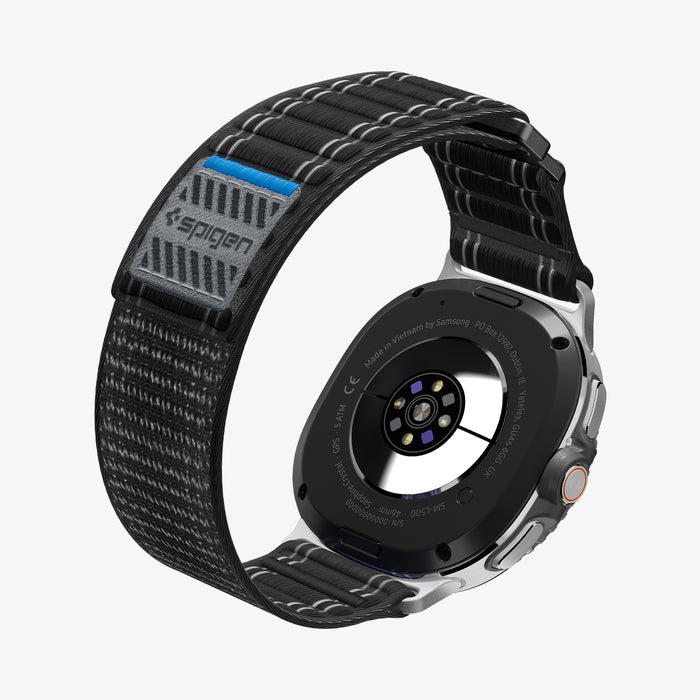 AMP10153 - SWi-9 Series WBF0 in black showing the partial side and back, inner side and bottom zoomed in
