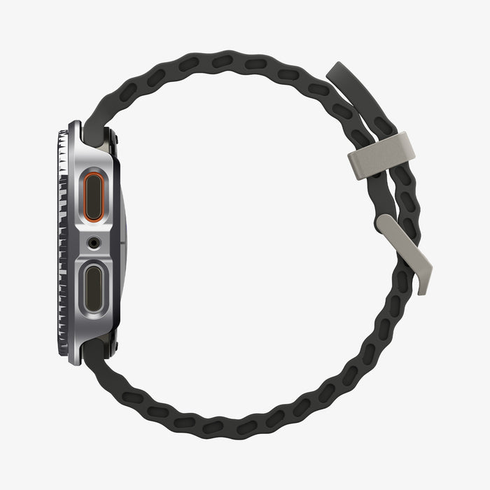 ACS10010 - Galaxy Watch 9 Bezel Tune Pro in black showing the side