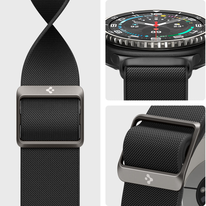 AMP10117 - Galaxy Watch 9 Series Lite Fit Band showing band twisting and side of bezel