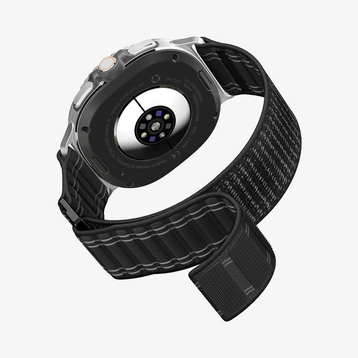 AMP10153 - Galaxy Watch 9 Series WBF0 in black showing the partial side and back, inner side and bottom