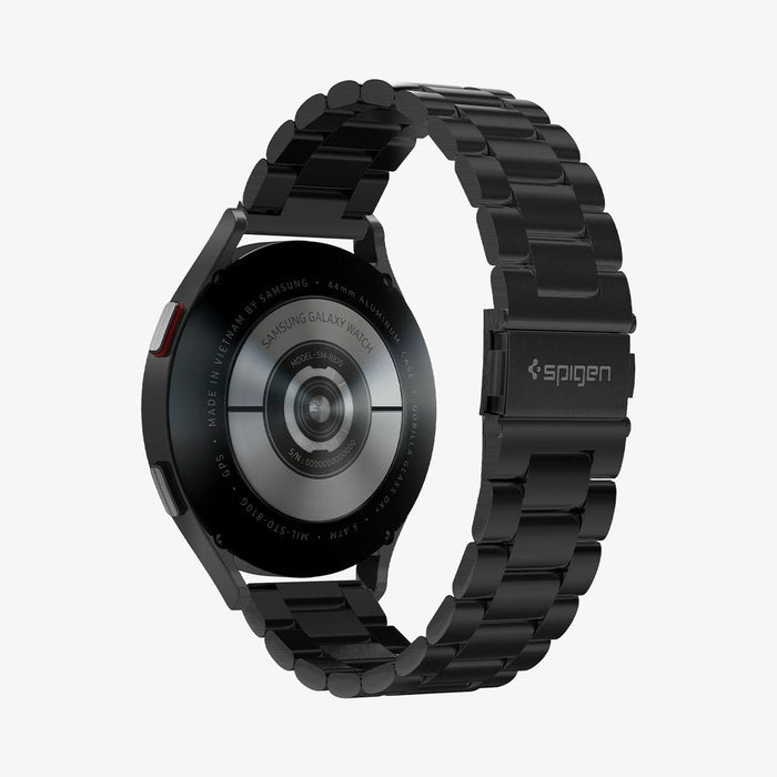 600WB24983 - Galaxy Watch Band (22mm) Modern Fit in black showing the back