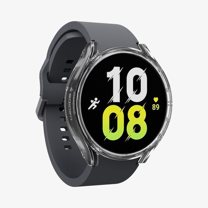 ACS03475 - Galaxy Watch 5/4 (44mm) Case Ultra Hybrid in crystal clear showing the front and side