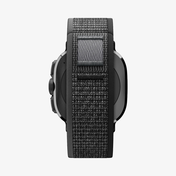 AMP11614 - Galaxy Watch Ultra Series - Athlex Air showing the side profile of the Galaxy Watch Ultra with the Athlex Air band wrapped around, top-down view.