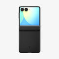 ACS09768 - Galaxy Z Flip 7 Case Air Fit Pro (MagFit) in black showing the back