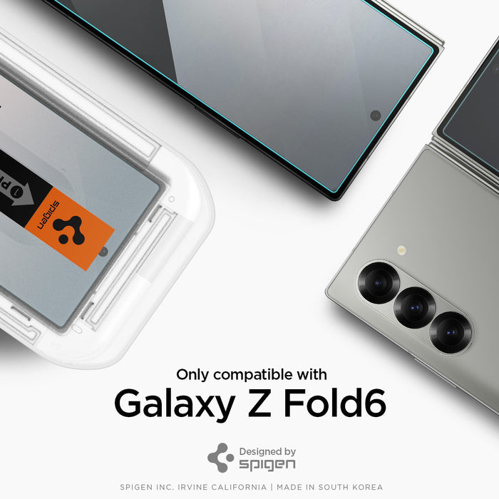 AGL07969 - Galaxy Z Fold 6 GLAS.tR EZ Fit in Clear showing the compatibility only with Galaxy Z Fold 6