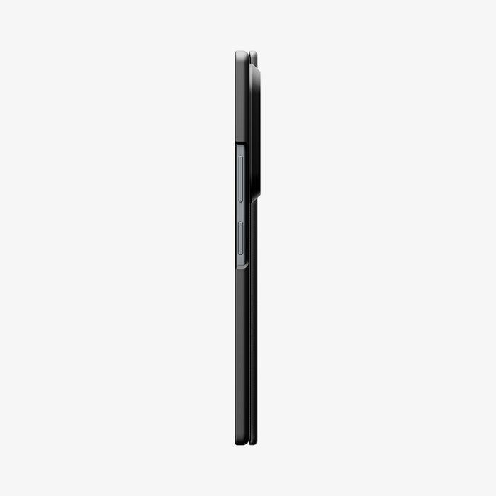 ACS11492 - Galaxy Z Fold 8 Ultra Air Fit Pro (Mag Fit) Black showing the side profile of the Galaxy Z Fold 8 Ultra with the Air Fit Pro MagFit case, highlighting the slim bumper and button cutouts.