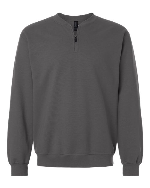Gildan SF008 Unisex Softstyle Midweight 1/4 Zip Sweatshirt