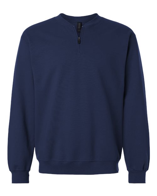 Gildan SF008 Unisex Softstyle Midweight 1/4 Zip Sweatshirt