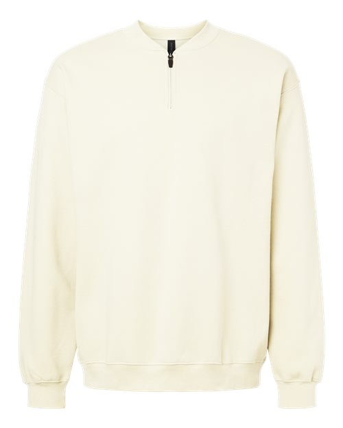 Gildan SF008 Unisex Softstyle Midweight 1/4 Zip Sweatshirt