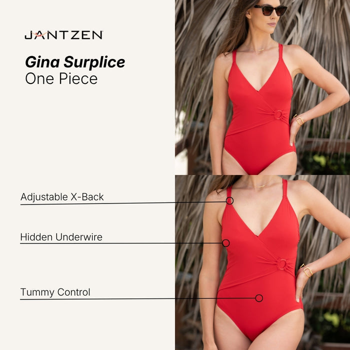 GINA SURPLICE ONE PIECE