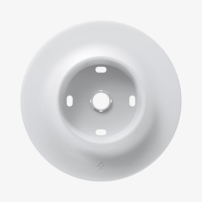 AHP09218 - Google Nest Learning Thermostat 4th Gen Wall Plate in Matte White showing the inner