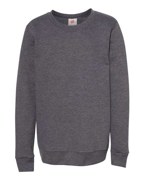 Hanes P360 Youth EcoSmart Crewneck Sweatshirt