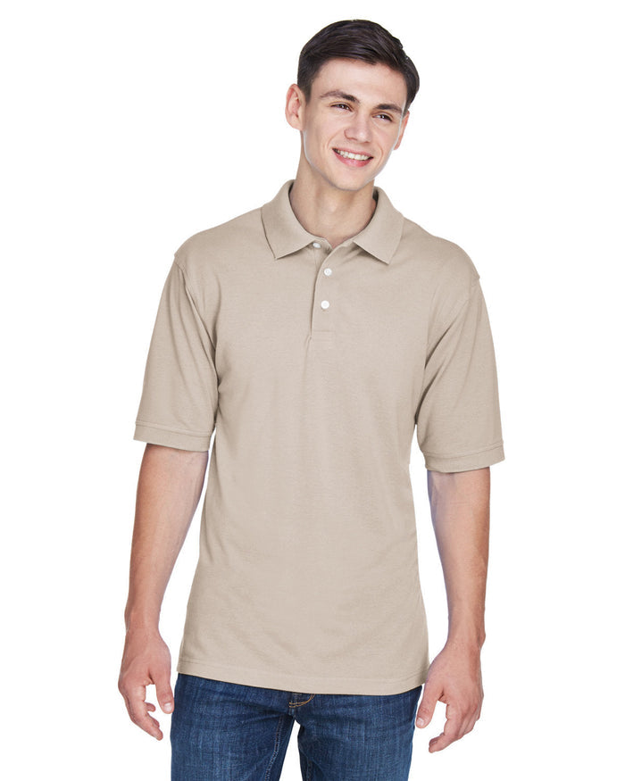 Harriton M265 Men's 5.6 oz. Easy Blend Polo