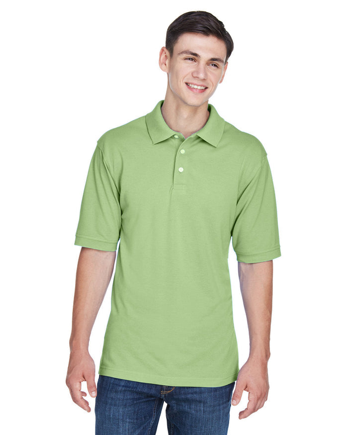 Harriton M265 Men's 5.6 oz. Easy Blend Polo