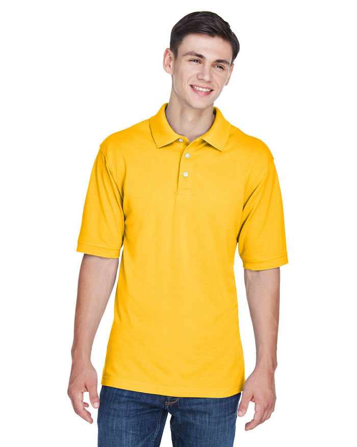 Harriton M265 Men's 5.6 oz. Easy Blend Polo
