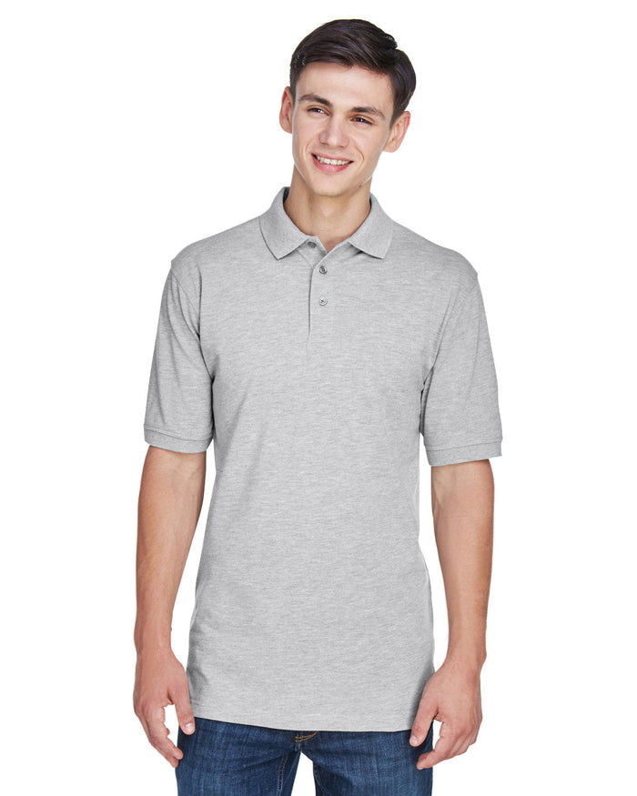 Harriton M265 Men's 5.6 oz. Easy Blend Polo