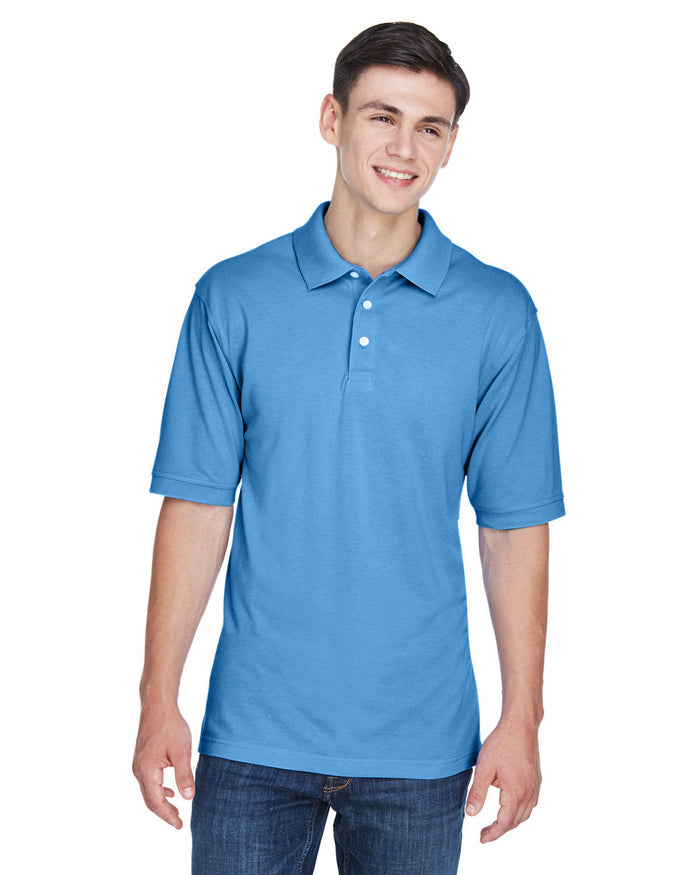Harriton M265 Men's 5.6 oz. Easy Blend Polo