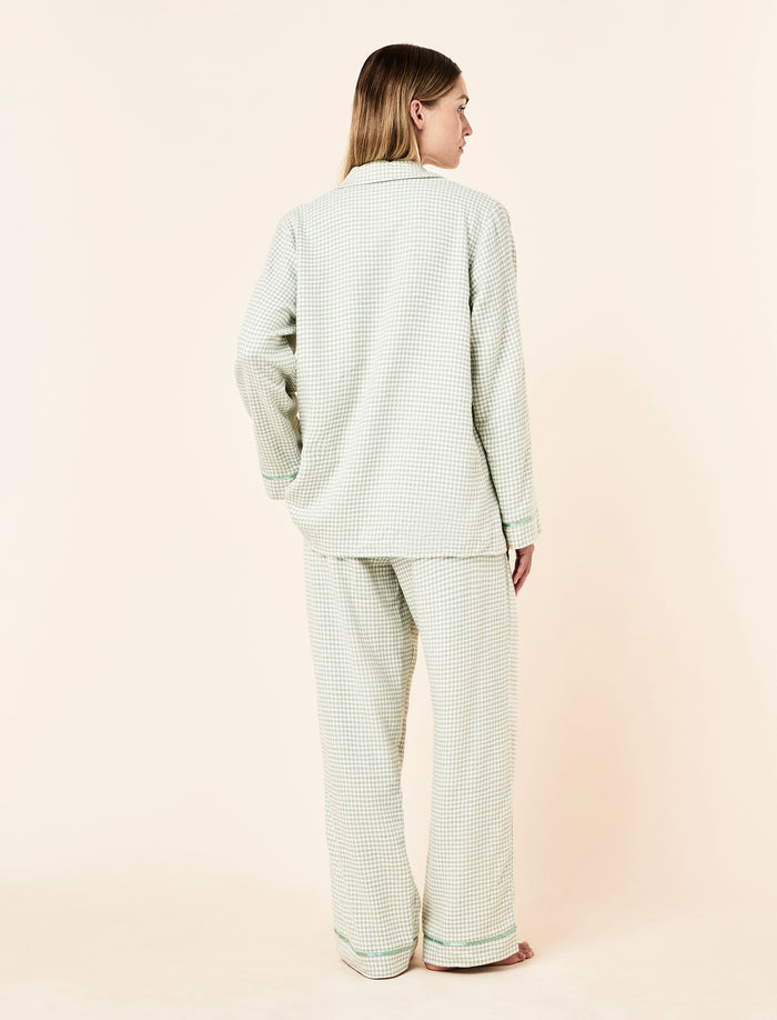 Houndstooth Cozy Full Length PJ Set
