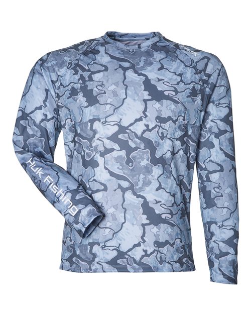 HUK H12L003 Unisex LoPro Camo Long Sleeve T-Shirt