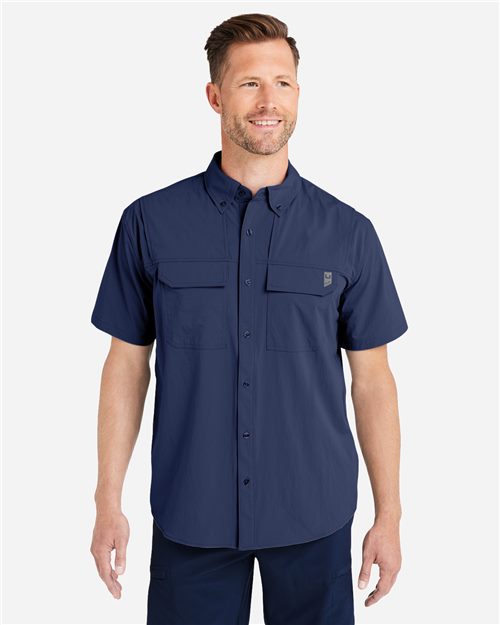 HUK H150183 Men's Creekbed Short Sleeve Shirt