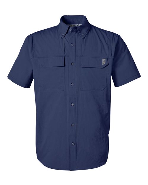 HUK H150183 Men's Creekbed Short Sleeve Shirt