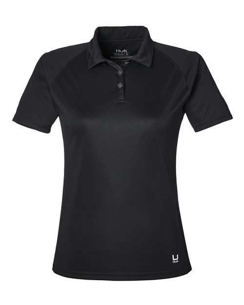 HUK H612L03 Womens LoPro Solid Performance Polo