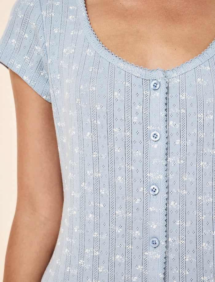 Imogen Pointelle Tee