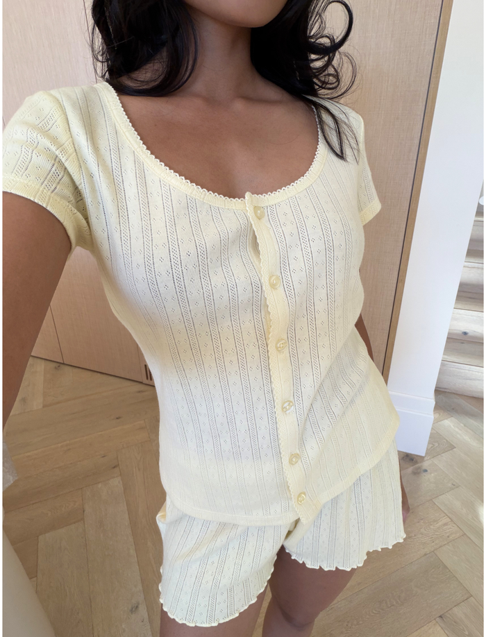 Imogen Pointelle Tee