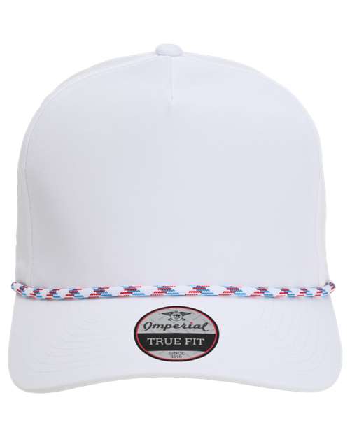 White/ Light Blue-Red / OS
