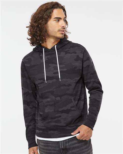 Independent Trading Co. AFX90UN Lightweight Hooded Sweatshirt - Ninja Transfers
