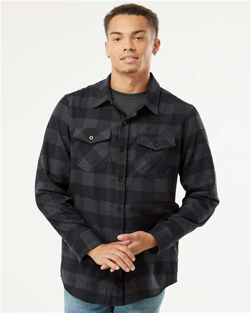 Independent Trading Co. EXP50F Flannel Shirt - Ninja Transfers