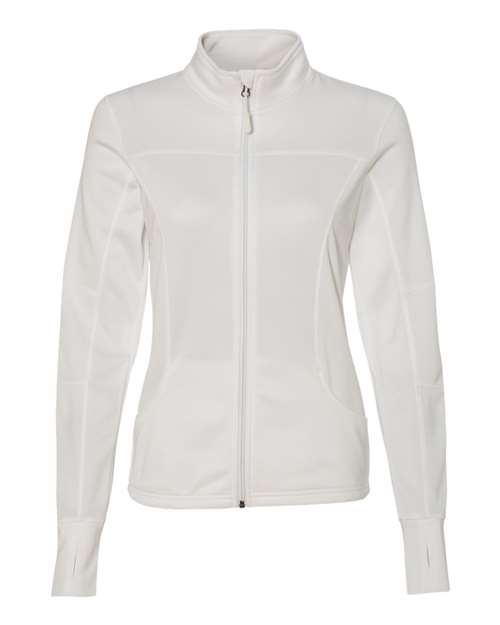 Independent Trading Co. EXP60PAZ Women's Poly - Tech Full - Zip Track Jacket - Ninja Transfers