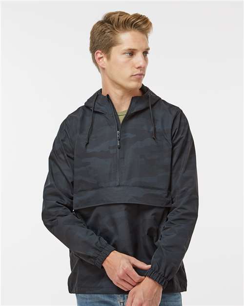 Independent Trading Co. EXP94NAW Nylon Anorak - Ninja Transfers