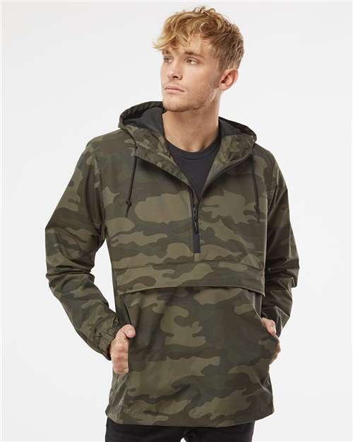 Independent Trading Co. EXP94NAW Nylon Anorak - Ninja Transfers