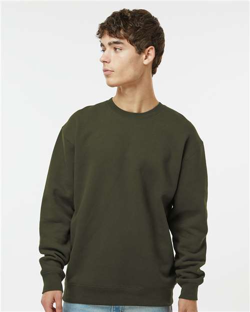 Independent Trading Co. IND3000 Heavyweight Crewneck Sweatshirt - Ninja Transfers