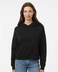 Independent Trading Co. PRM2600 Women's California Wave Wash Sunday Hooded Sweatshirt - Ninja Transfers