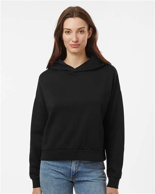 Independent Trading Co. PRM2600 Women's California Wave Wash Sunday Hooded Sweatshirt - Ninja Transfers