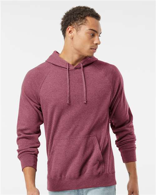Independent Trading Co. PRM33SBP Special Blend Raglan Hooded Sweatshirt - Ninja Transfers