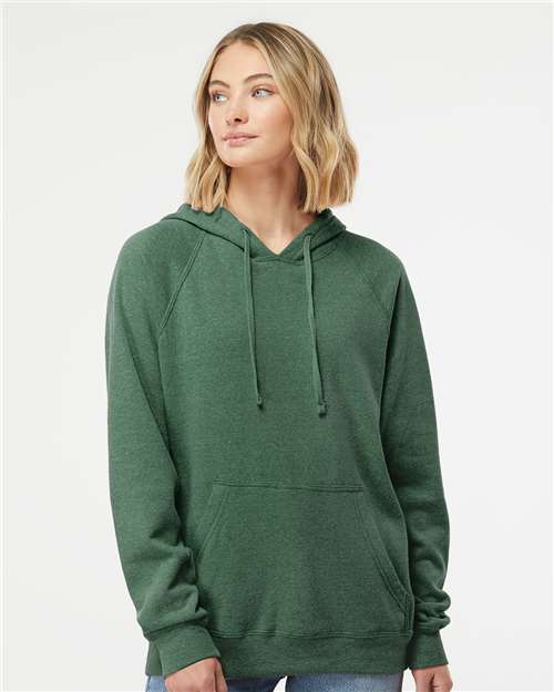 Independent Trading Co. PRM33SBP Special Blend Raglan Hooded Sweatshirt - Ninja Transfers
