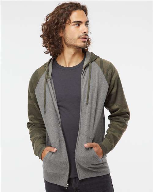 Nickel Heather/ Forest Camo / XS