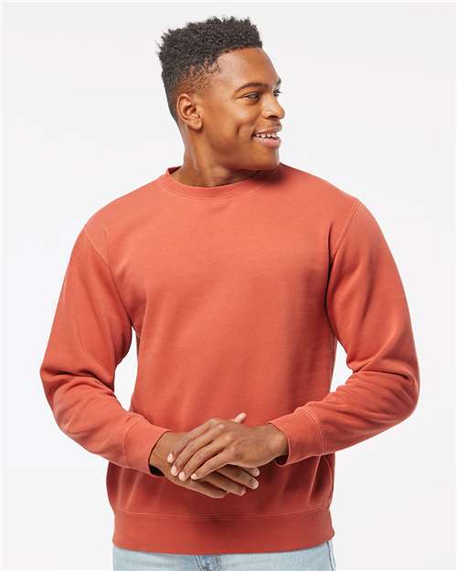 Independent Trading Co. PRM3500 Midweight Pigment - Dyed Crewneck Sweatshirt - Ninja Transfers