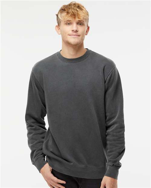 Independent Trading Co. PRM3500 Midweight Pigment - Dyed Crewneck Sweatshirt - Ninja Transfers