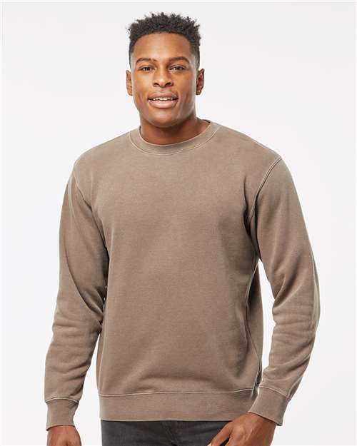 Independent Trading Co. PRM3500 Midweight Pigment - Dyed Crewneck Sweatshirt - Ninja Transfers