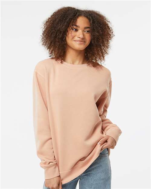 Independent Trading Co. PRM3500 Midweight Pigment - Dyed Crewneck Sweatshirt - Ninja Transfers