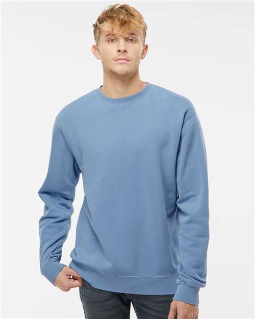 Independent Trading Co. PRM3500 Midweight Pigment - Dyed Crewneck Sweatshirt - Ninja Transfers
