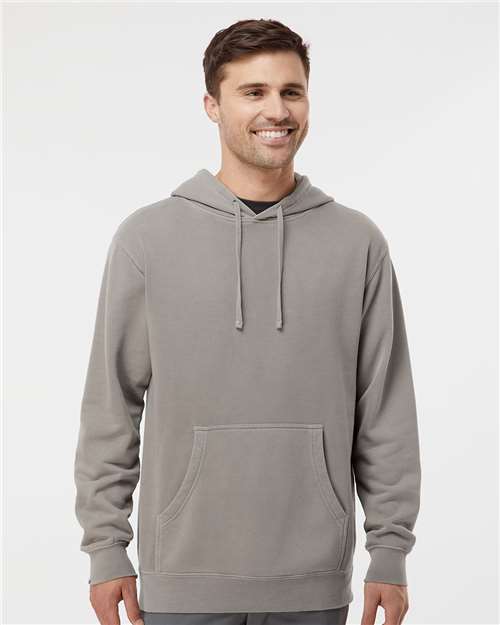 Independent Trading Co. PRM4500 Midweight Pigment - Dyed Hooded Sweatshirt - Ninja Transfers