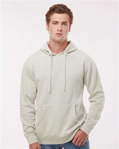 Independent Trading Co. PRM4500 Midweight Pigment - Dyed Hooded Sweatshirt - Ninja Transfers